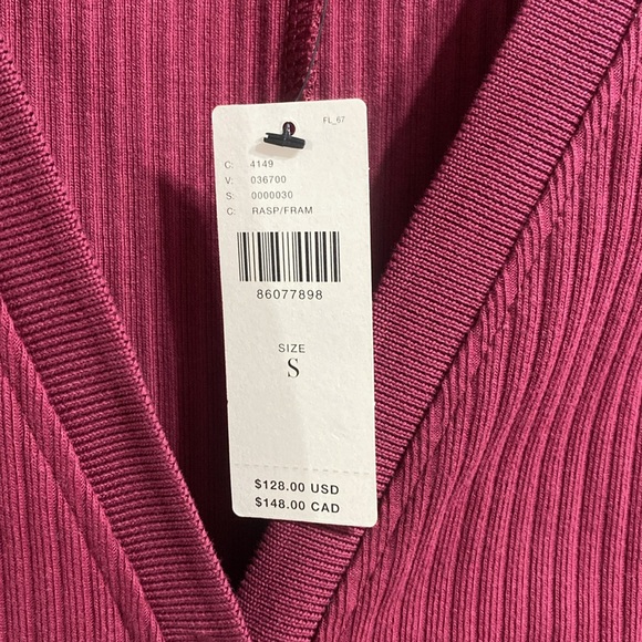 Grey State Raspberry Colored Midi Dress - Picture 4 of 6